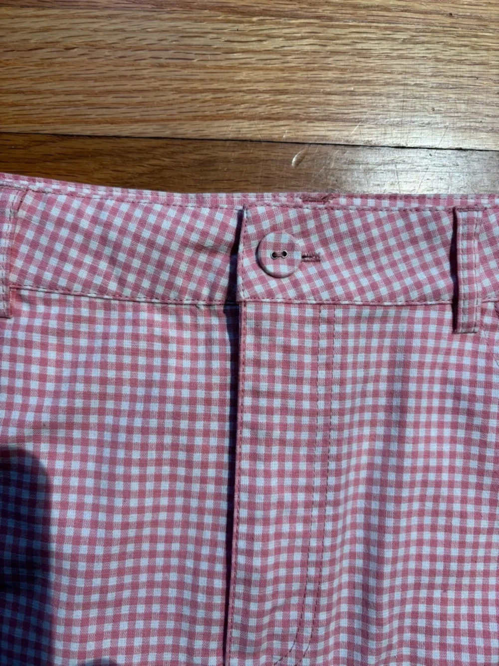 Forever 21 Pink Gingham A-Line Mini Skirt - Picture 2 of 7